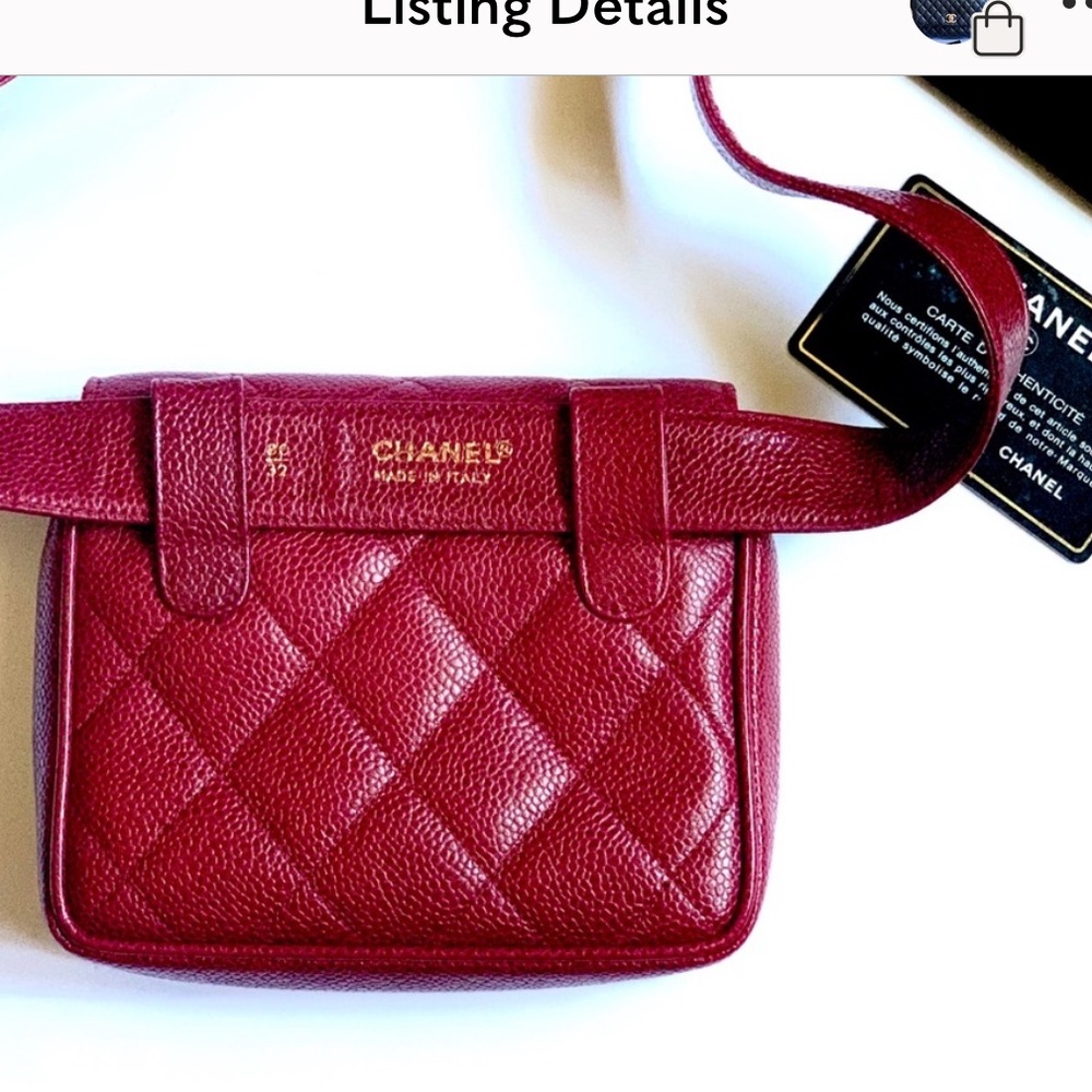 Chanel red belt bag - NOT FOR SALE - Picture 2 of 3